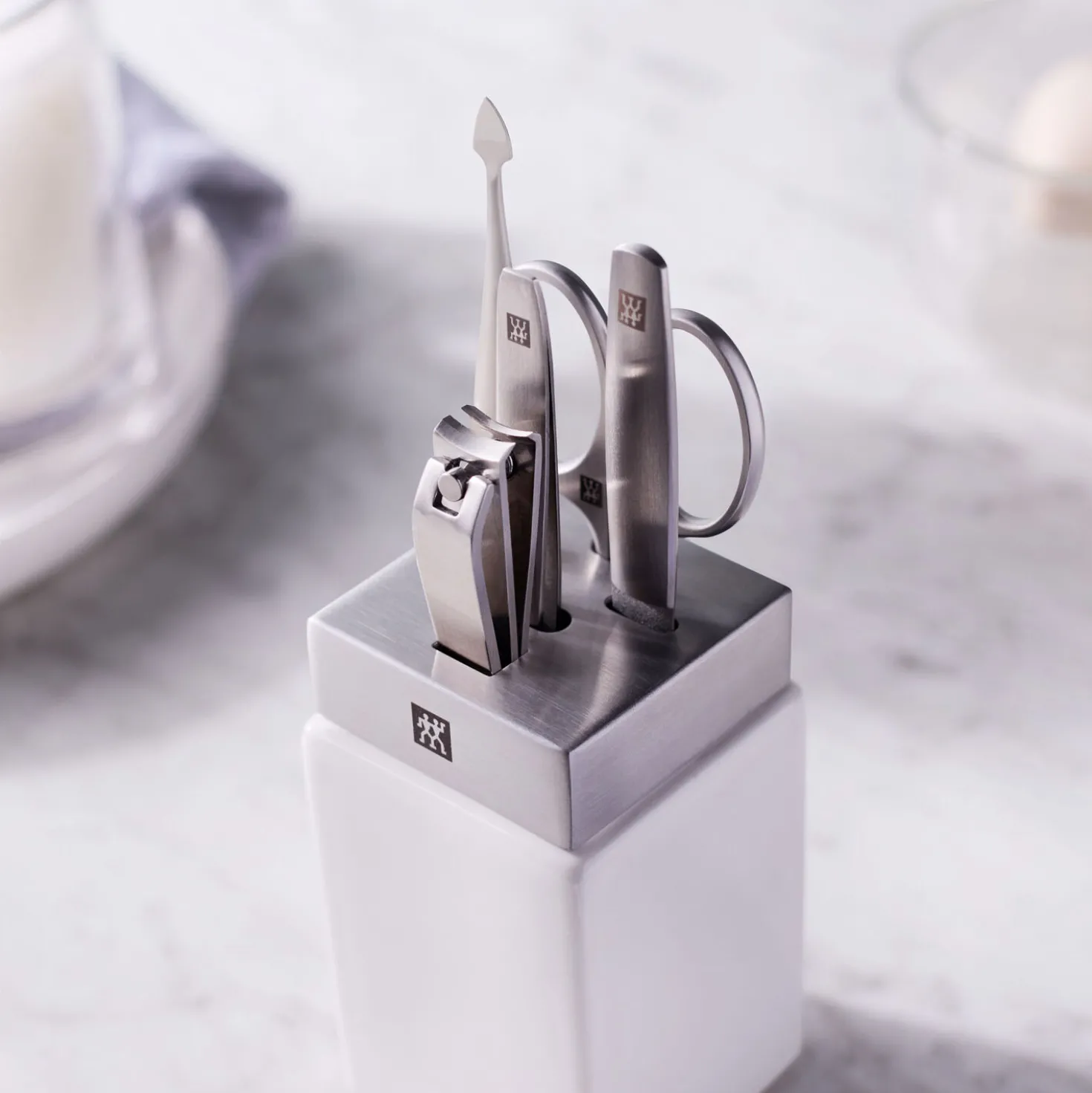 6-pc Manicure Station, 18/10 Stainless Steel