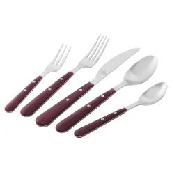 20-pc, Matte, Flatware Set, Cherry