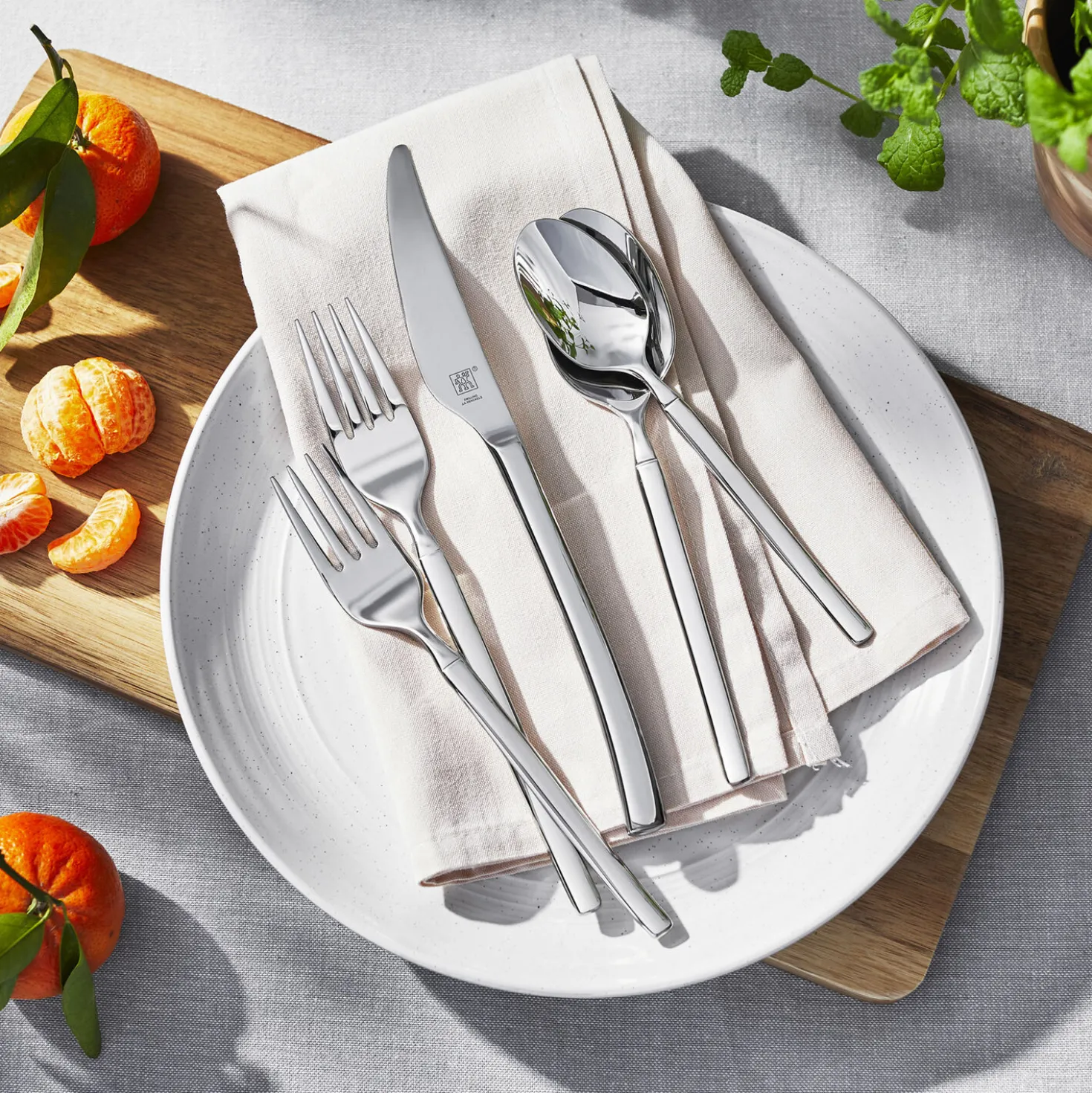 20-pc Menu Set, 18/10 Stainless Steel