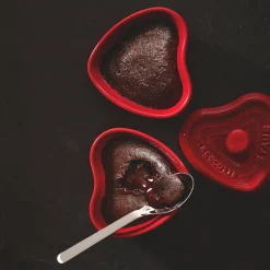 3-pc, Mini Heart Dutch Oven Set, cherry