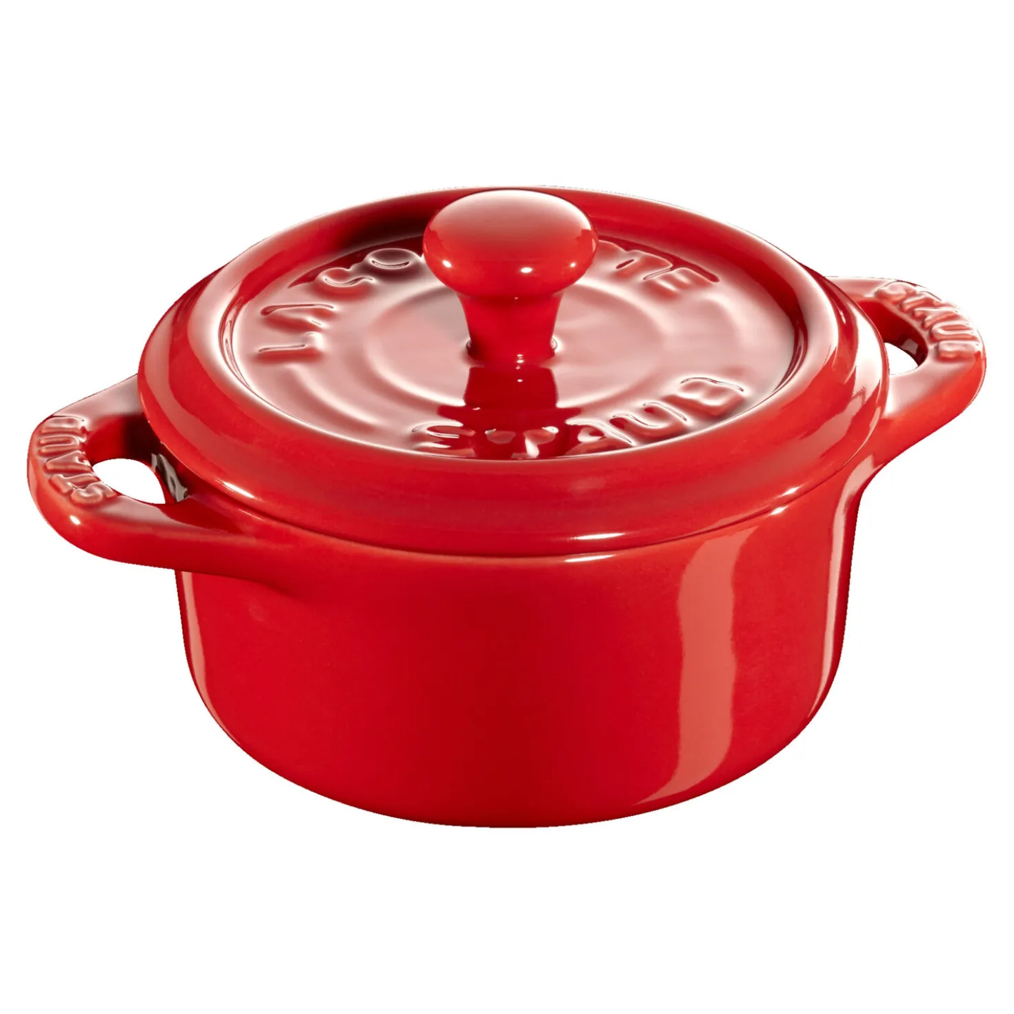 3-pc, Mini Round Dutch Oven Set, cherry