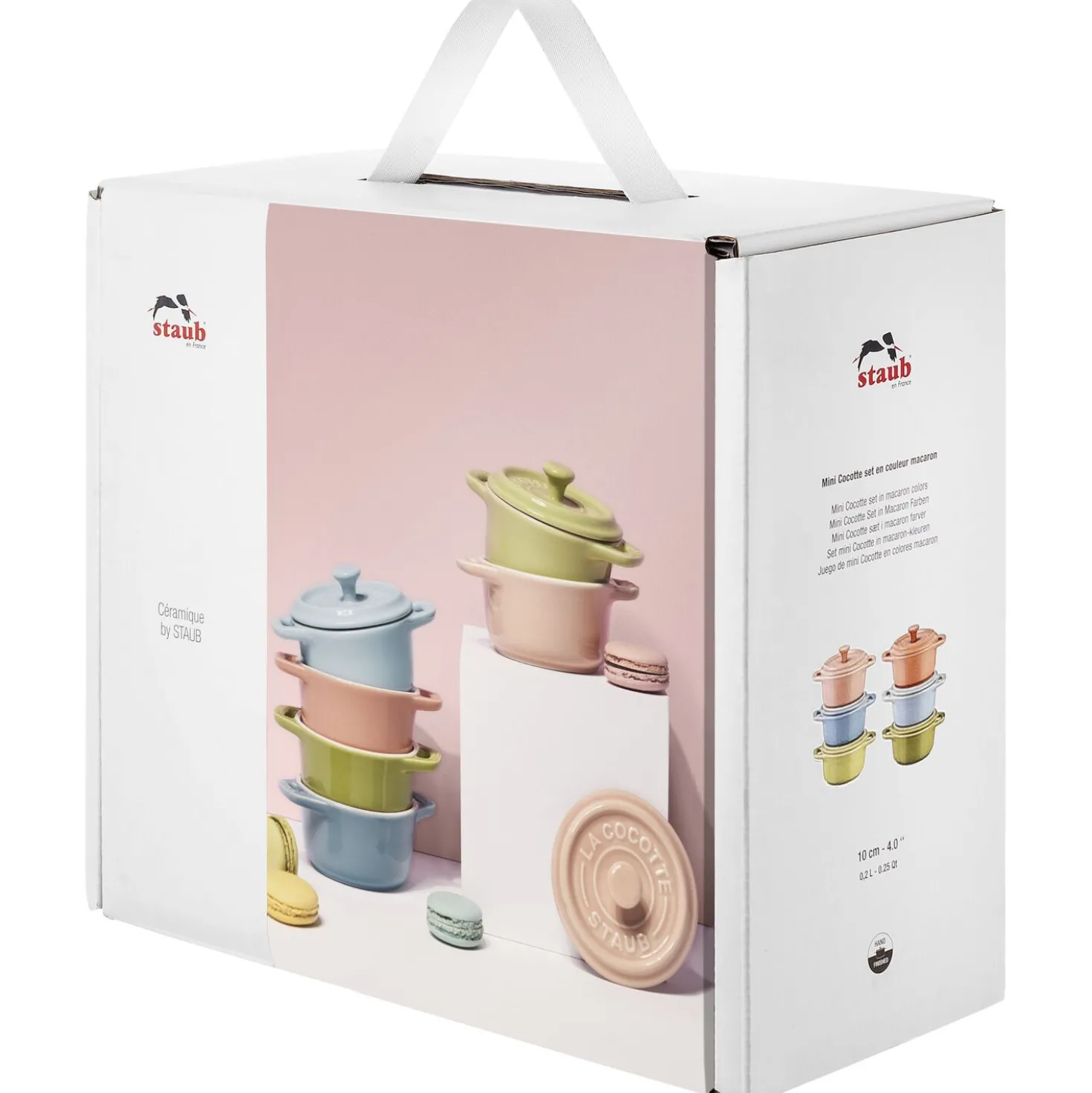 6-pc, Mini Round Dutch Oven Set Macaron, mixed colors