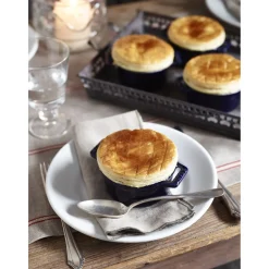 3-pc, Mini Round Dutch Oven Set, dark blue