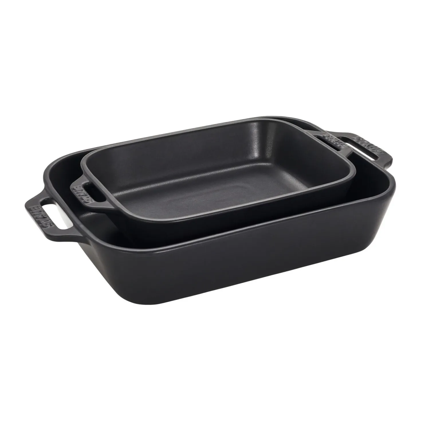 5-pc, Mixed Baking Dish Set, black matte