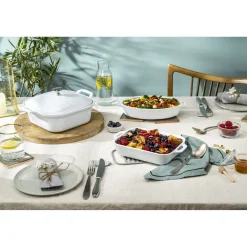4-pc, Mixed Baking Dish Set, white