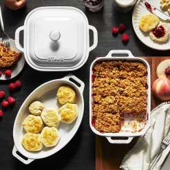 4-pc, Mixed Baking Dish Set, white