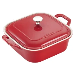 4-pc, Mixed Baking Dish Set, cherry