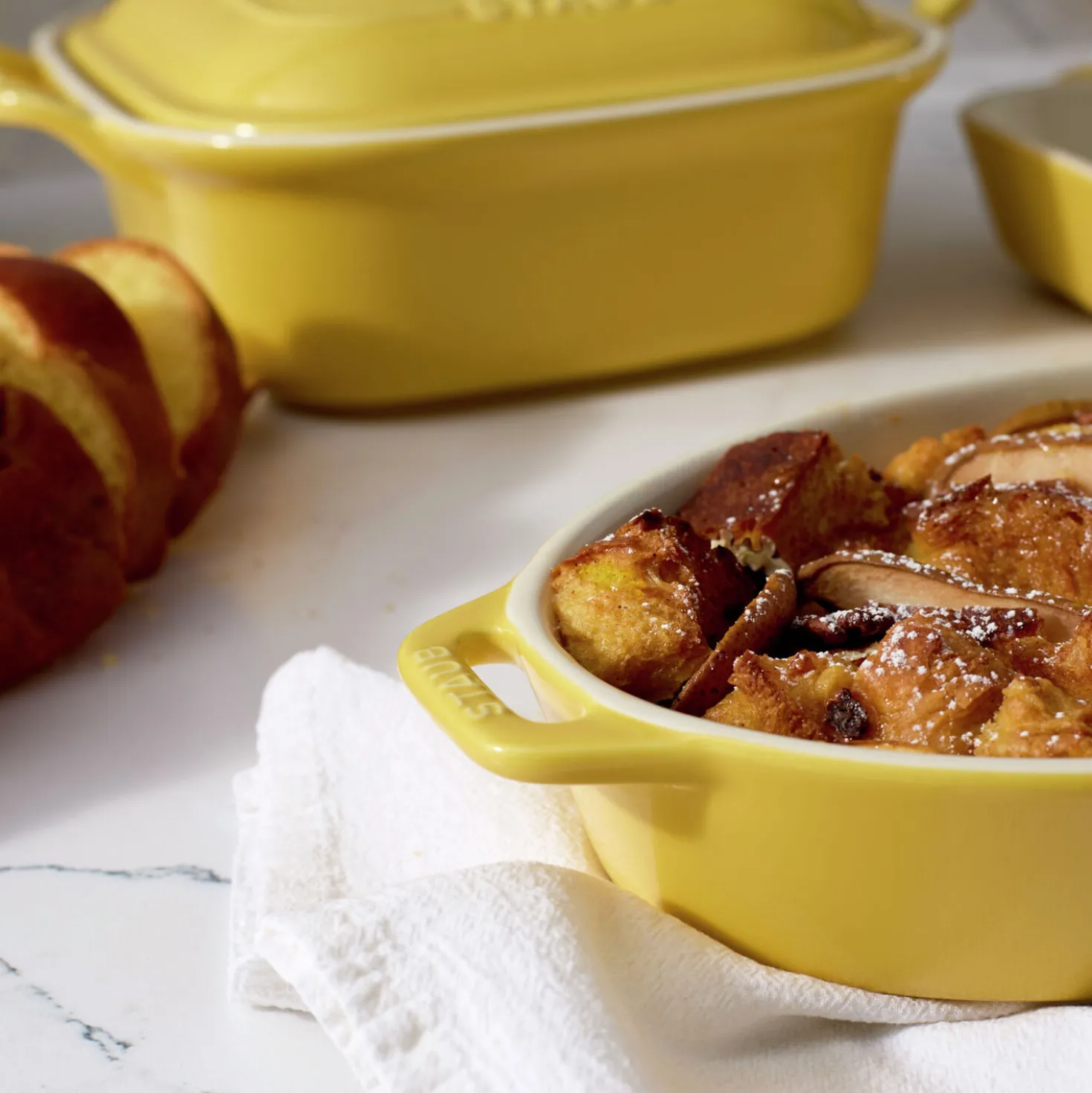 4-pc, Mixed Baking Dish Set, citron