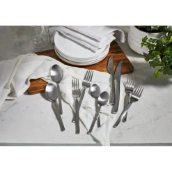 45-pc Opus Satin Flatware Set, 18/10 Stainless Steel