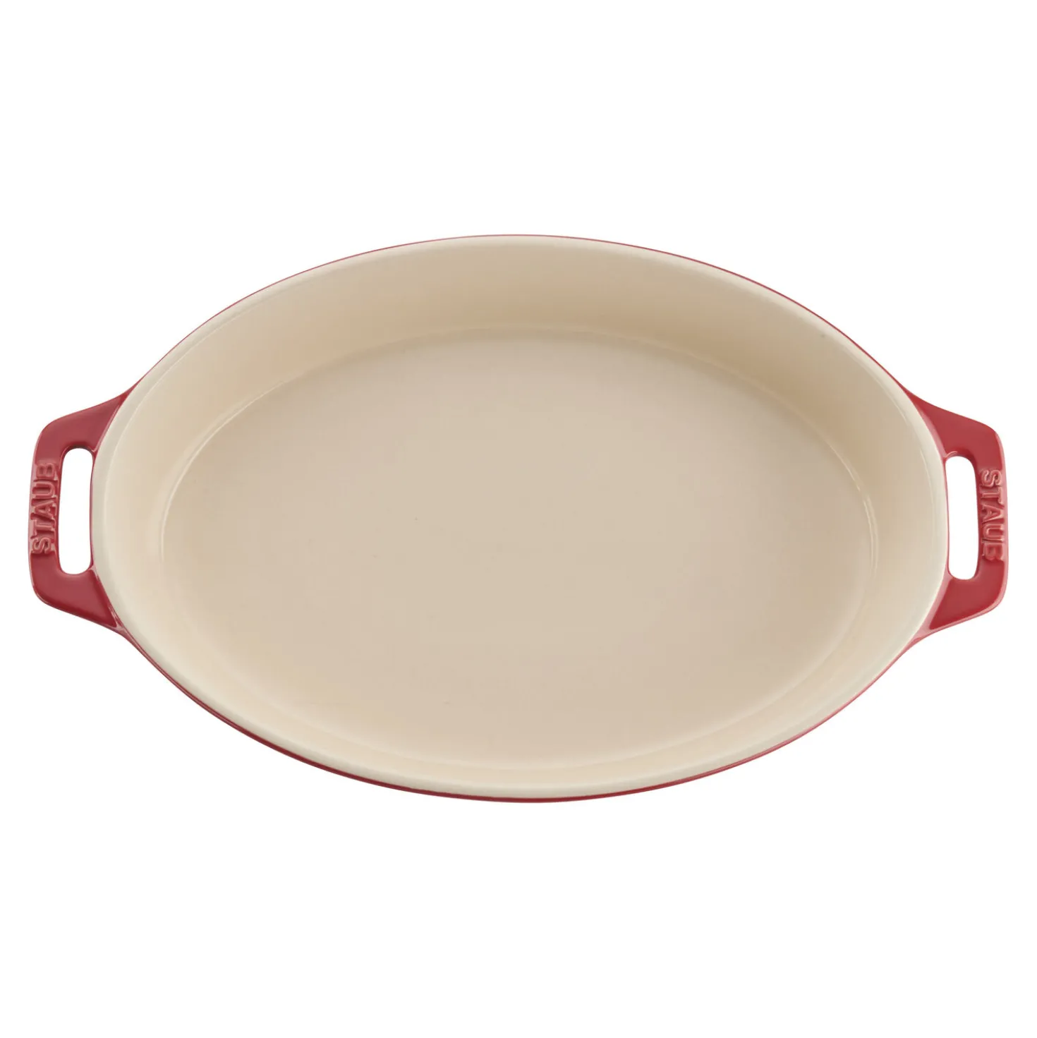 2-pc, Oval Baking Dish Set, cherry