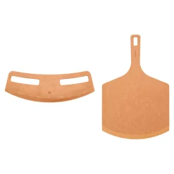 2-pc Pizza Peel And Cutter Set, Fiber Wood