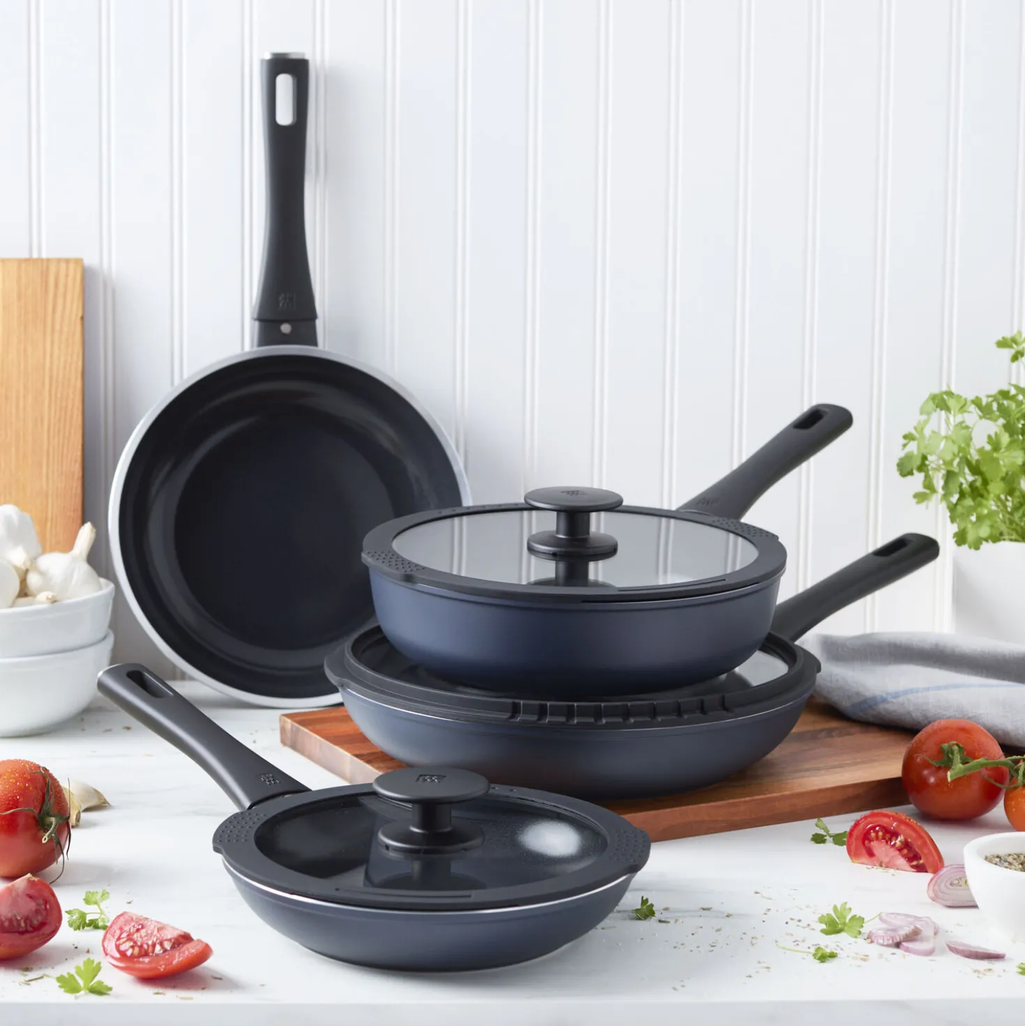 7-pc, Pots And Pans Set