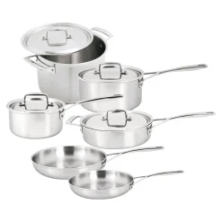 10-pc, Pots And Pans Set
