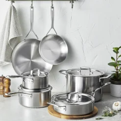 10-pc, Pots And Pans Set