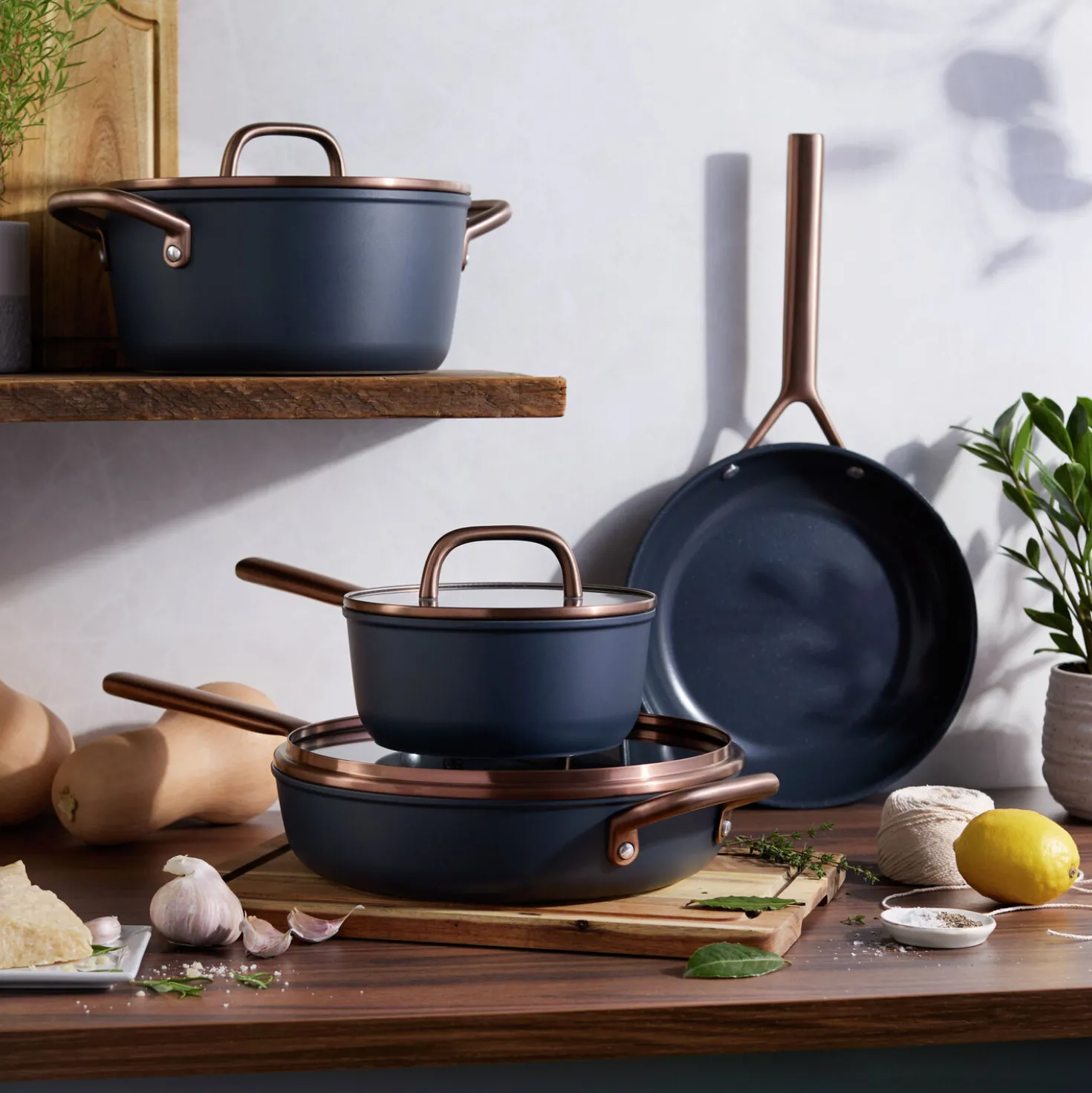 7-pc, Pots And Pans Set