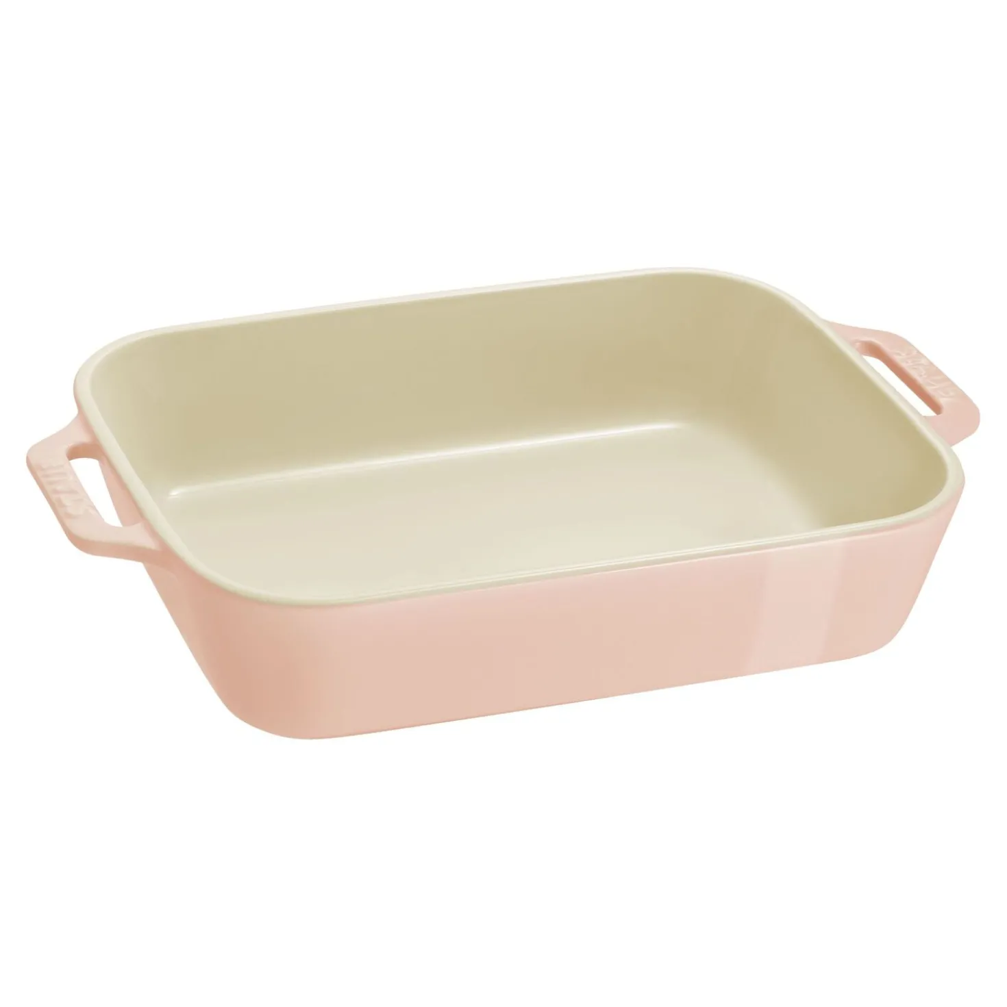 2-pc, Rectangular Baking Dish Set Macaron, light pink