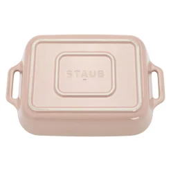 3-pc, Rectangular Baking Dish Set, light pink