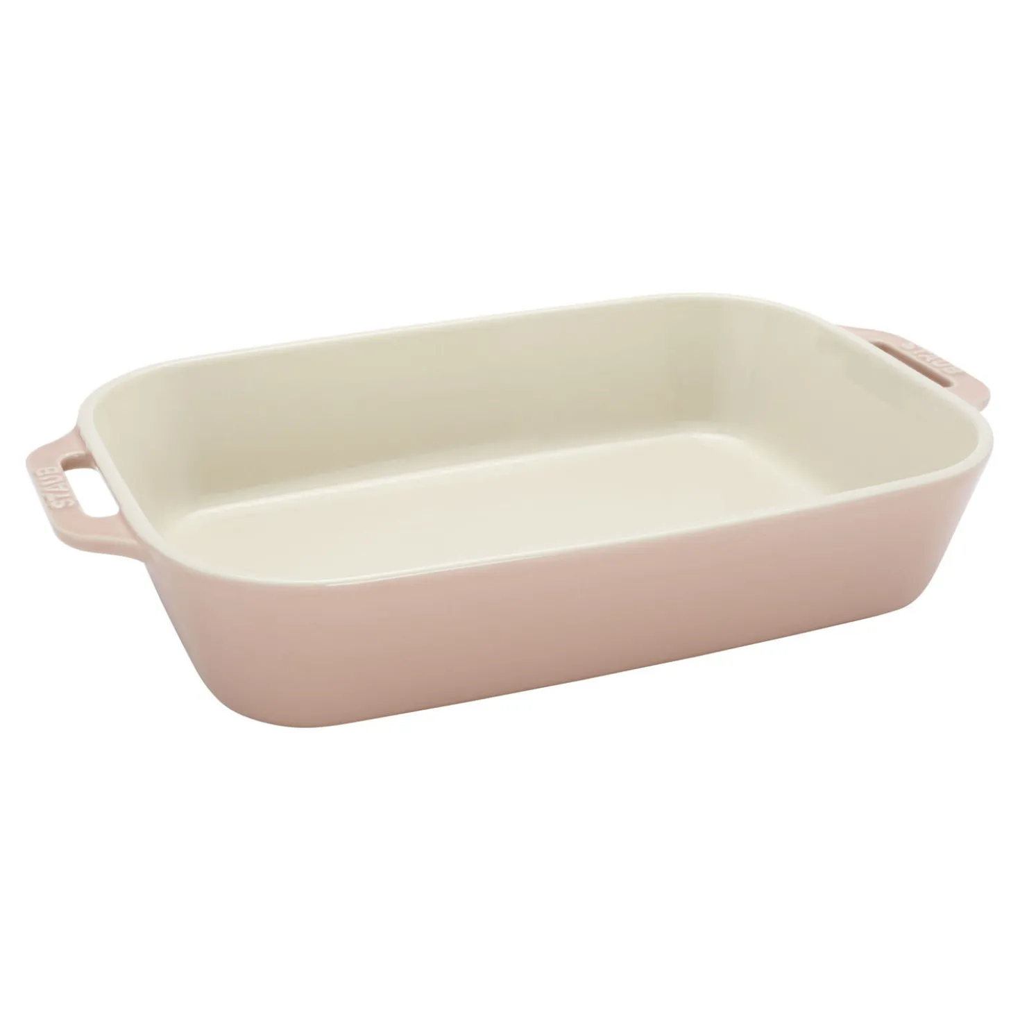 3-pc, Rectangular Baking Dish Set, light pink