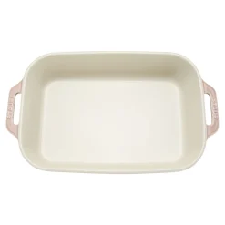 3-pc, Rectangular Baking Dish Set, light pink