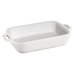 2-pc, Rectangular Baking Dish Set, white