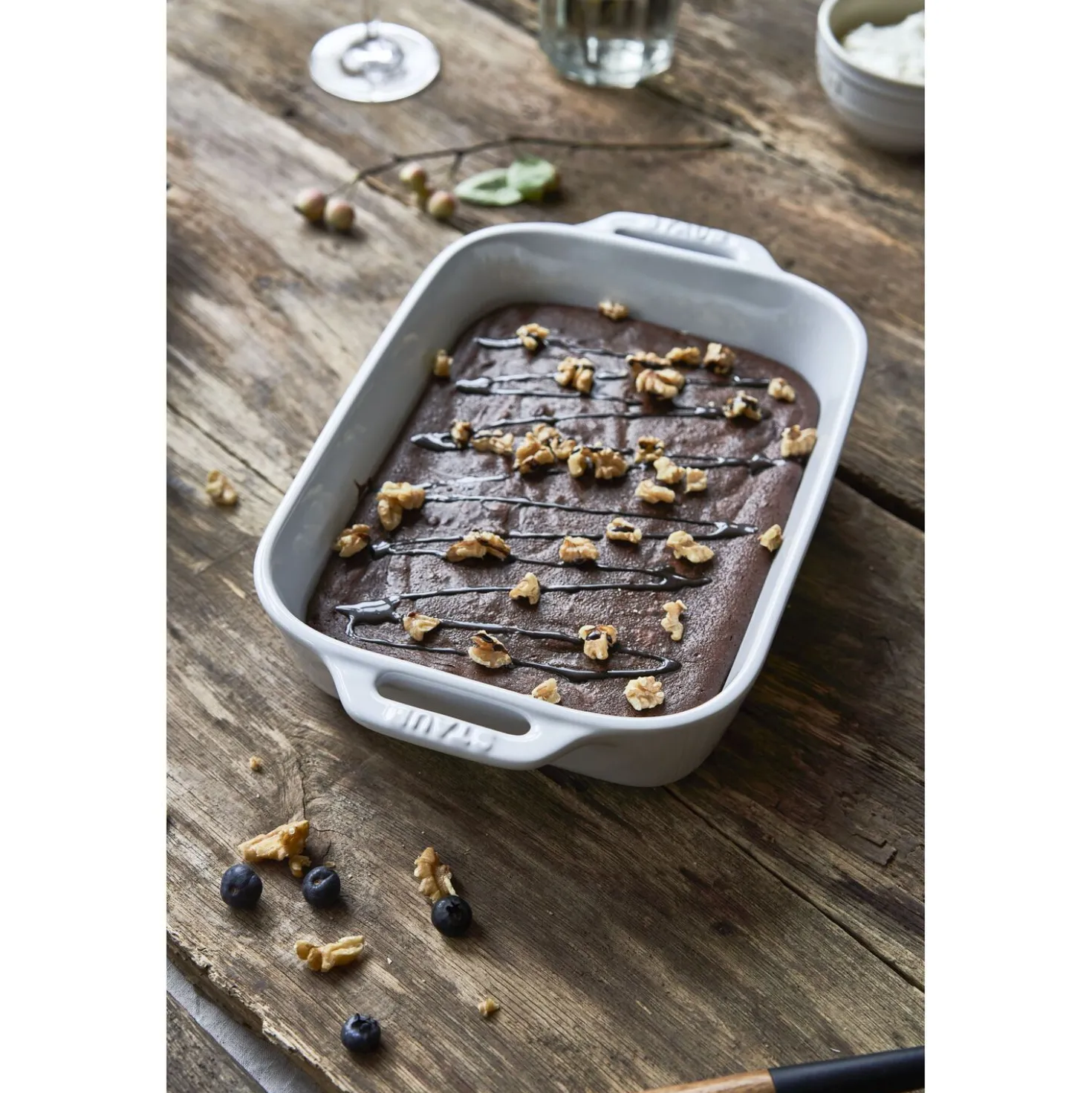 2-pc, Rectangular Baking Dish Set, white