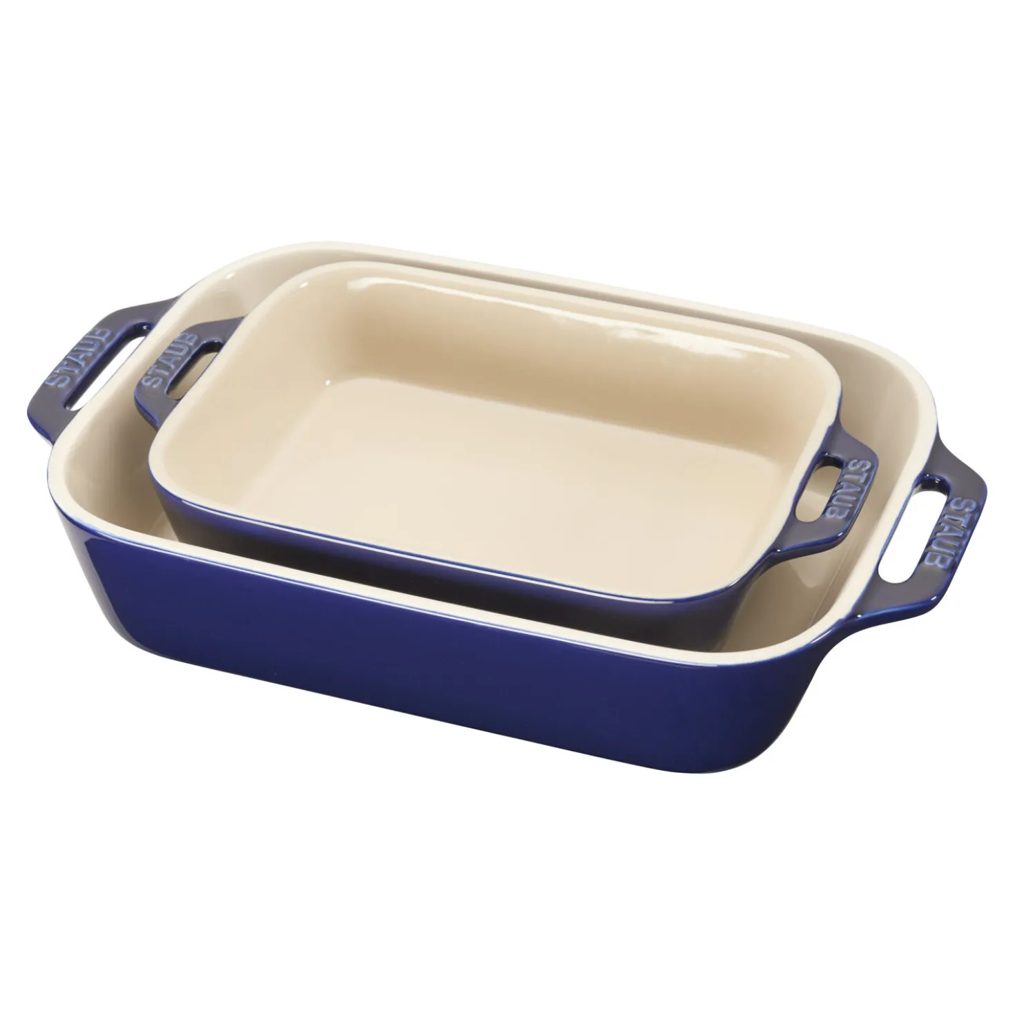 2-pc, Rectangular Baking Dish Set, dark blue