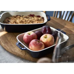 2-pc, Rectangular Baking Dish Set, dark blue