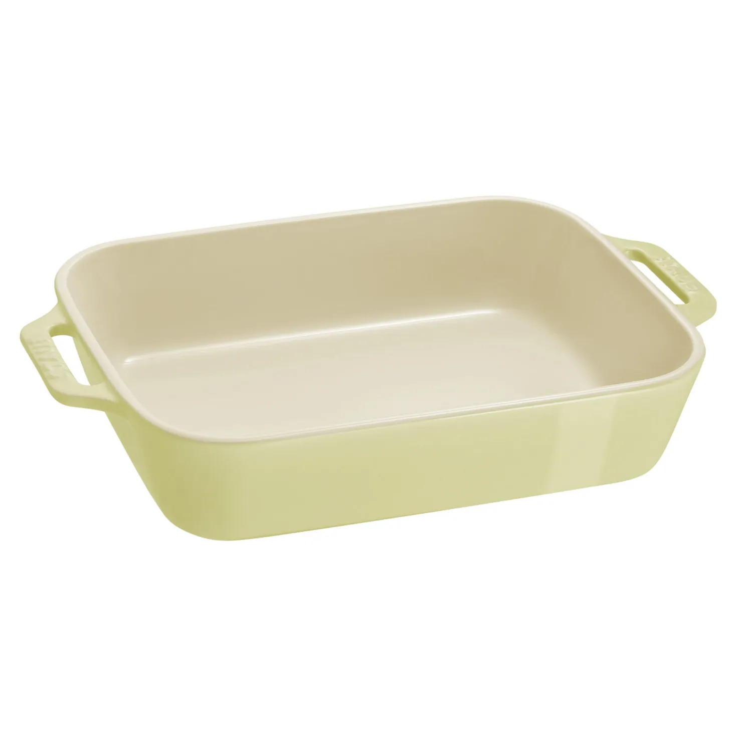 2-pc, Rectangular Baking Dish Set Macaron, light green