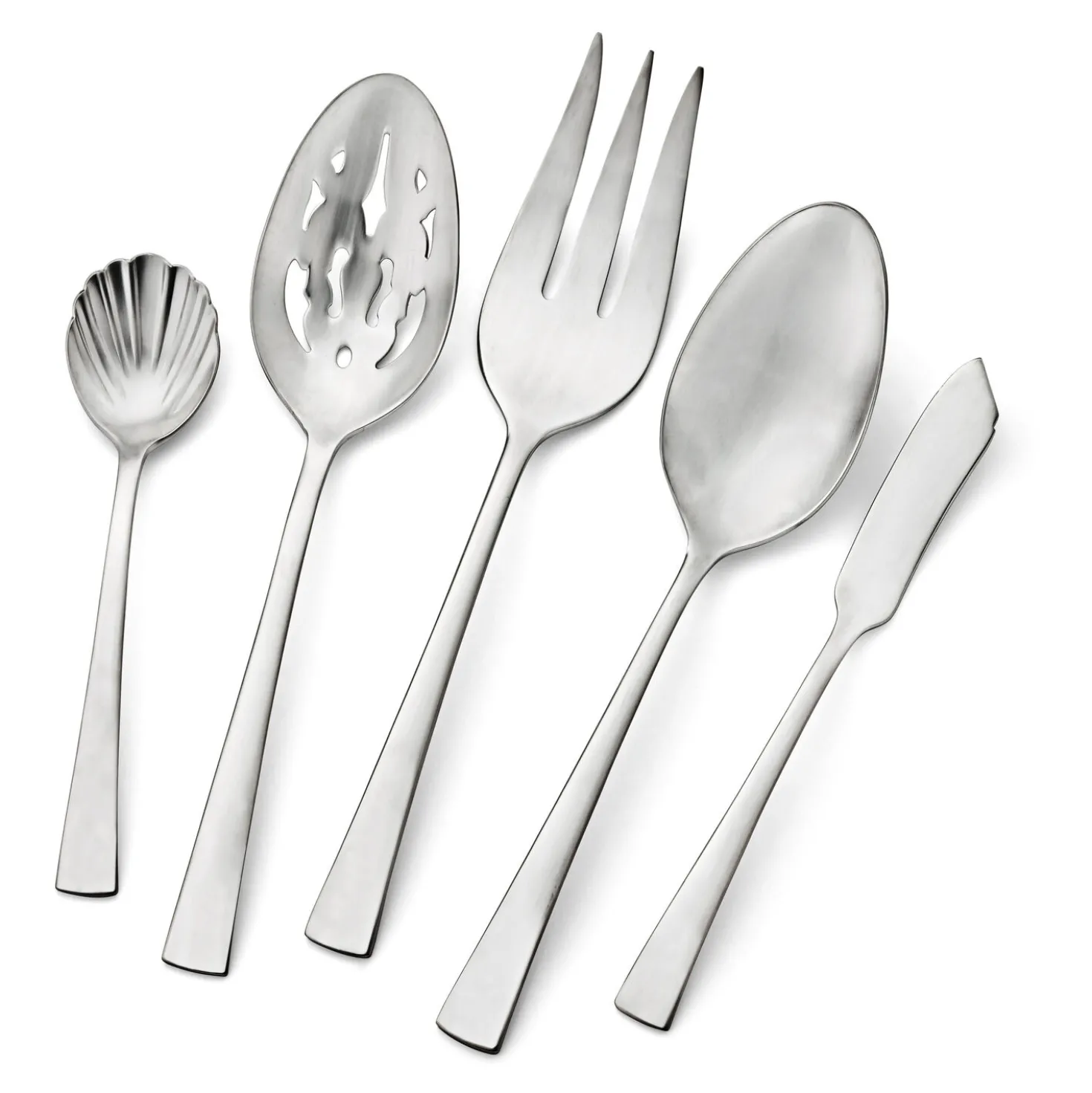 45-pc Satin Flatware Set, 18/10 Stainless Steel