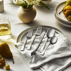 45-pc Satin Flatware Set, 18/10 Stainless Steel