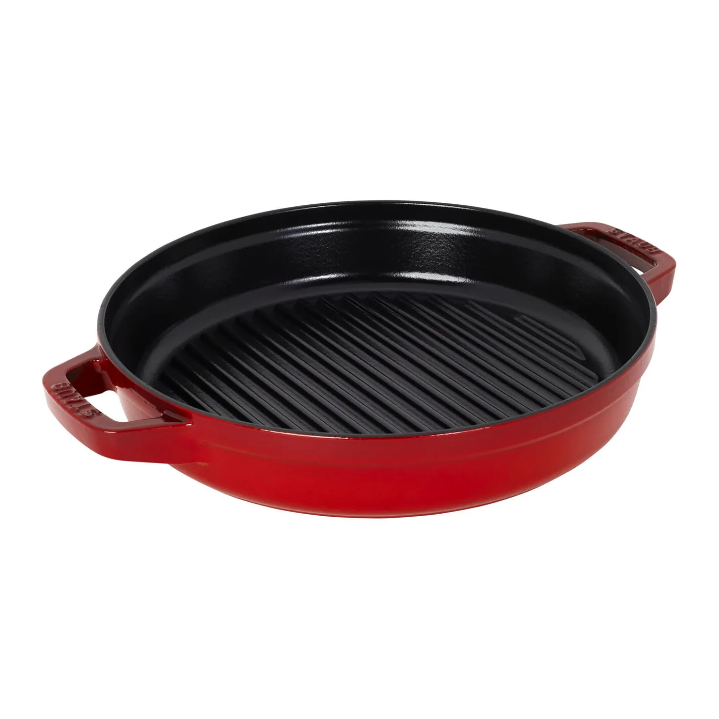 4-pc Stackable Set, Cherry, Cast Iron