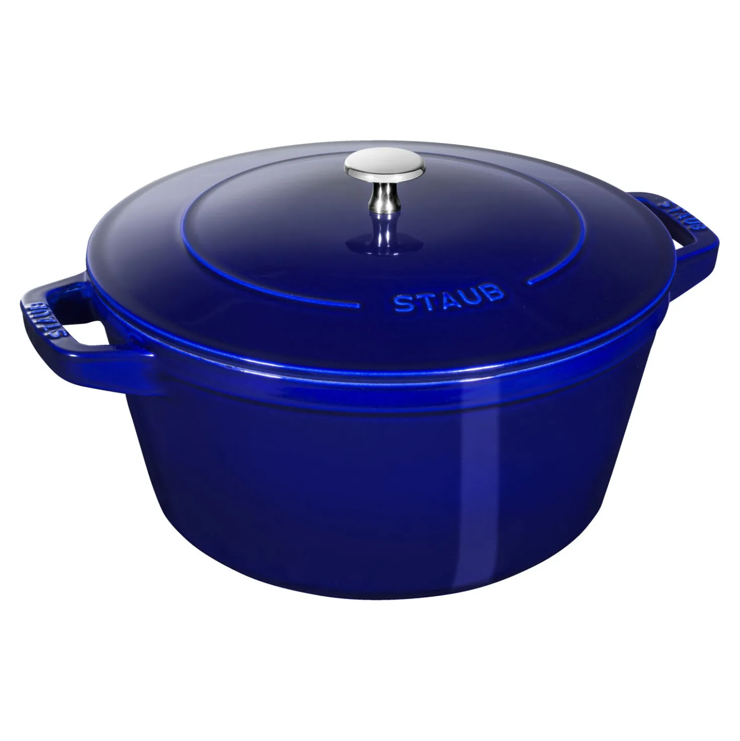 4-pc Stackable Set, Dark Blue, Cast Iron