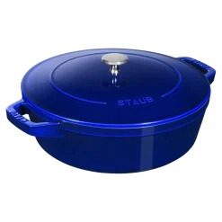 4-pc Stackable Set, Dark Blue, Cast Iron