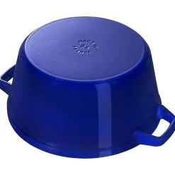 4-pc Stackable Set, Dark Blue, Cast Iron