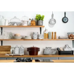 4-pc Stackable Set, Grenadine, Cast Iron