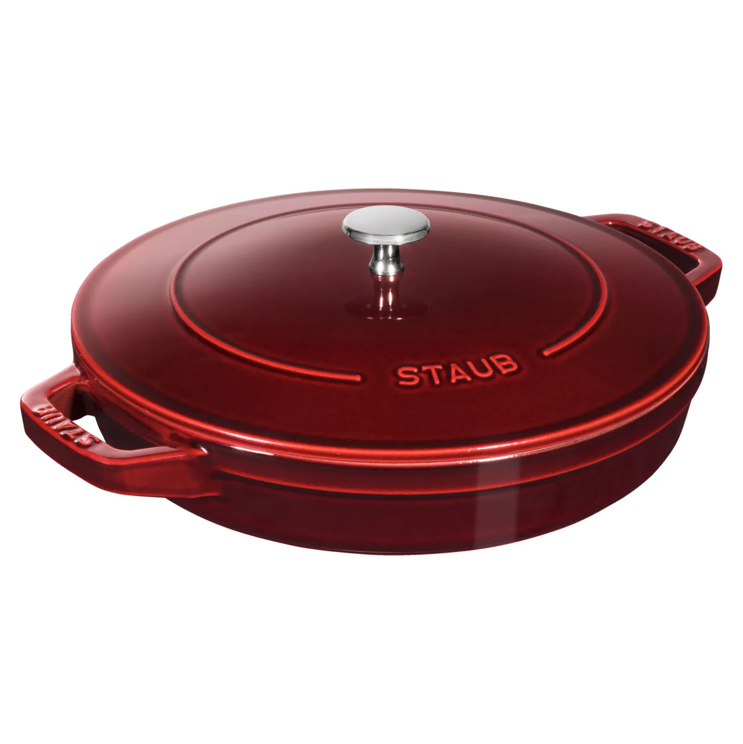 4-pc Stackable Set, Grenadine, Cast Iron