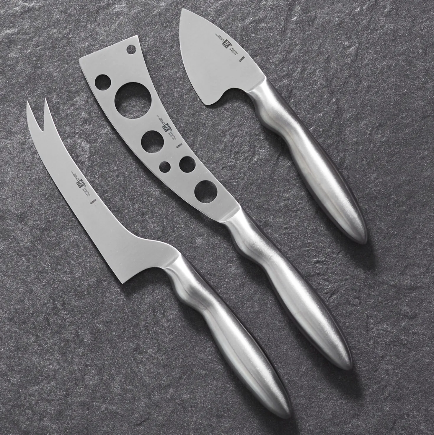 3-pc, Stainless Steel Cheese Knife Set