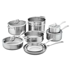 12-pc, Stainless Steel, Cookware Set