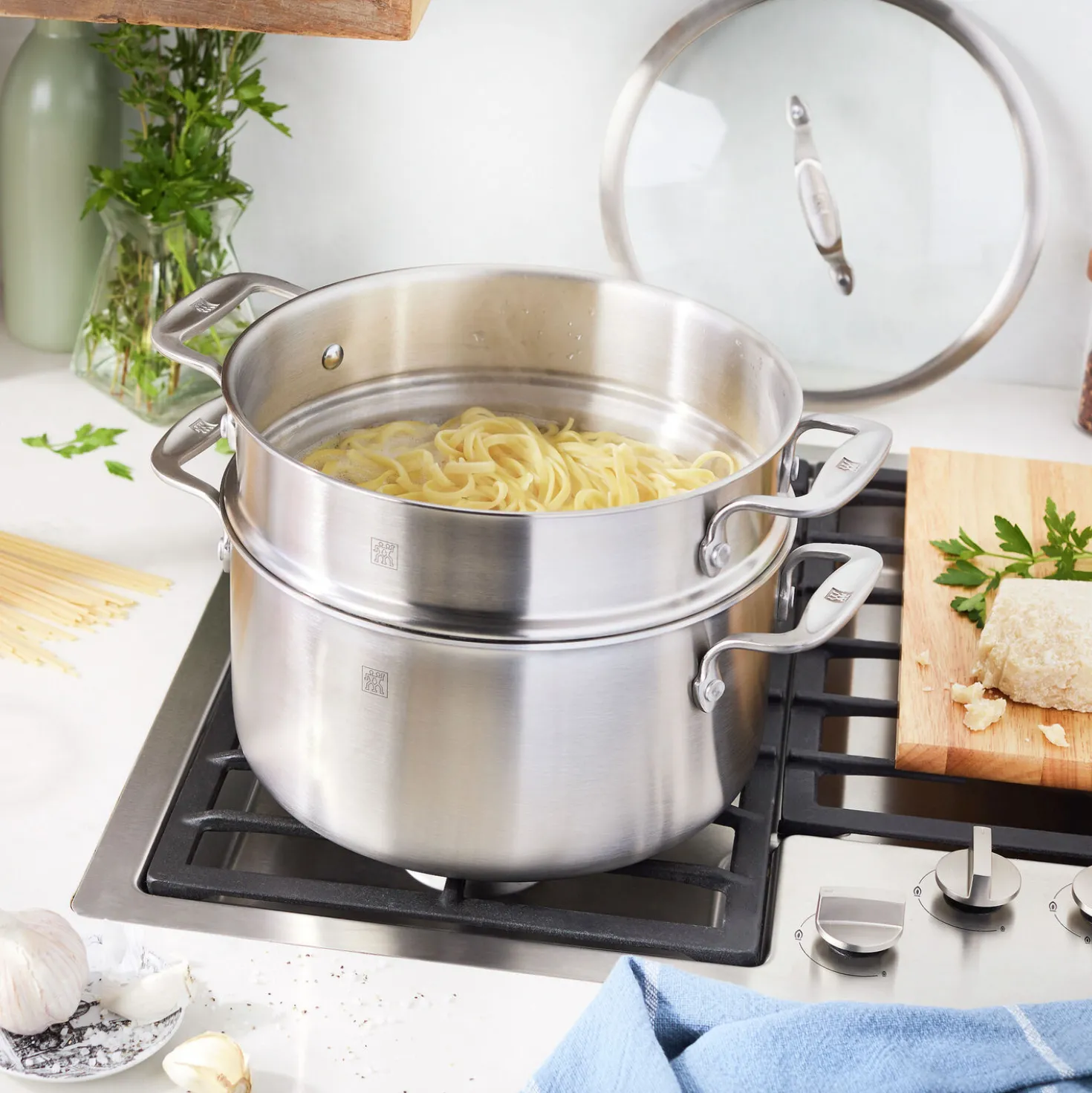 12-pc, Stainless Steel, Cookware Set