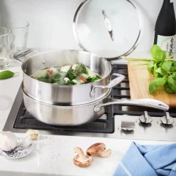 12-pc, Stainless Steel, Cookware Set