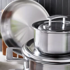 7-pc, Stainless Steel Cookware Set
