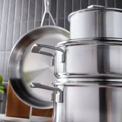 7-pc, Stainless Steel Cookware Set