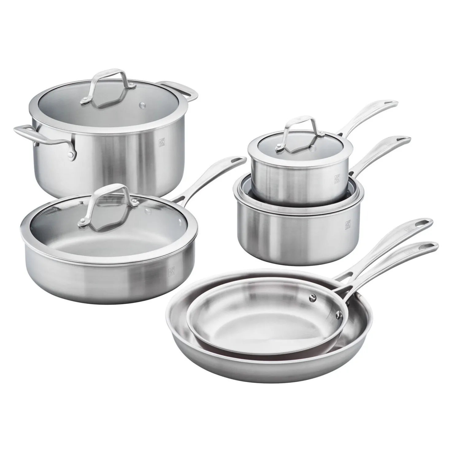 10-pc, Stainless Steel, Cookware Set