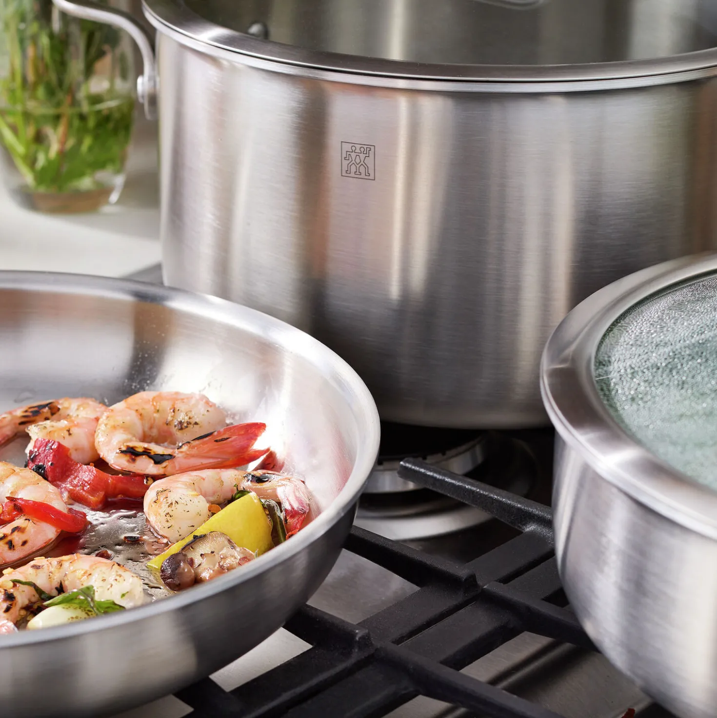 7-pc, Stainless Steel, Cookware Set