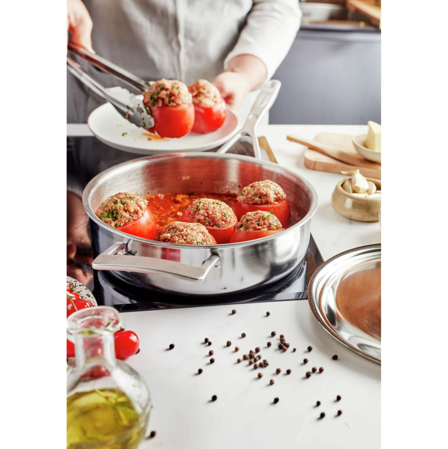 5-pc, Stainless Steel Cookware Set