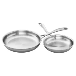 2-pc, Stainless Steel, Frying Pan Set