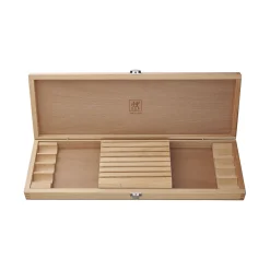 8-pc, Stainless Steel Serrated Steak Knife Set With Wood Presentation Case