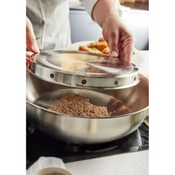 4-pc Stainless Steel Stovetop Smoker Set