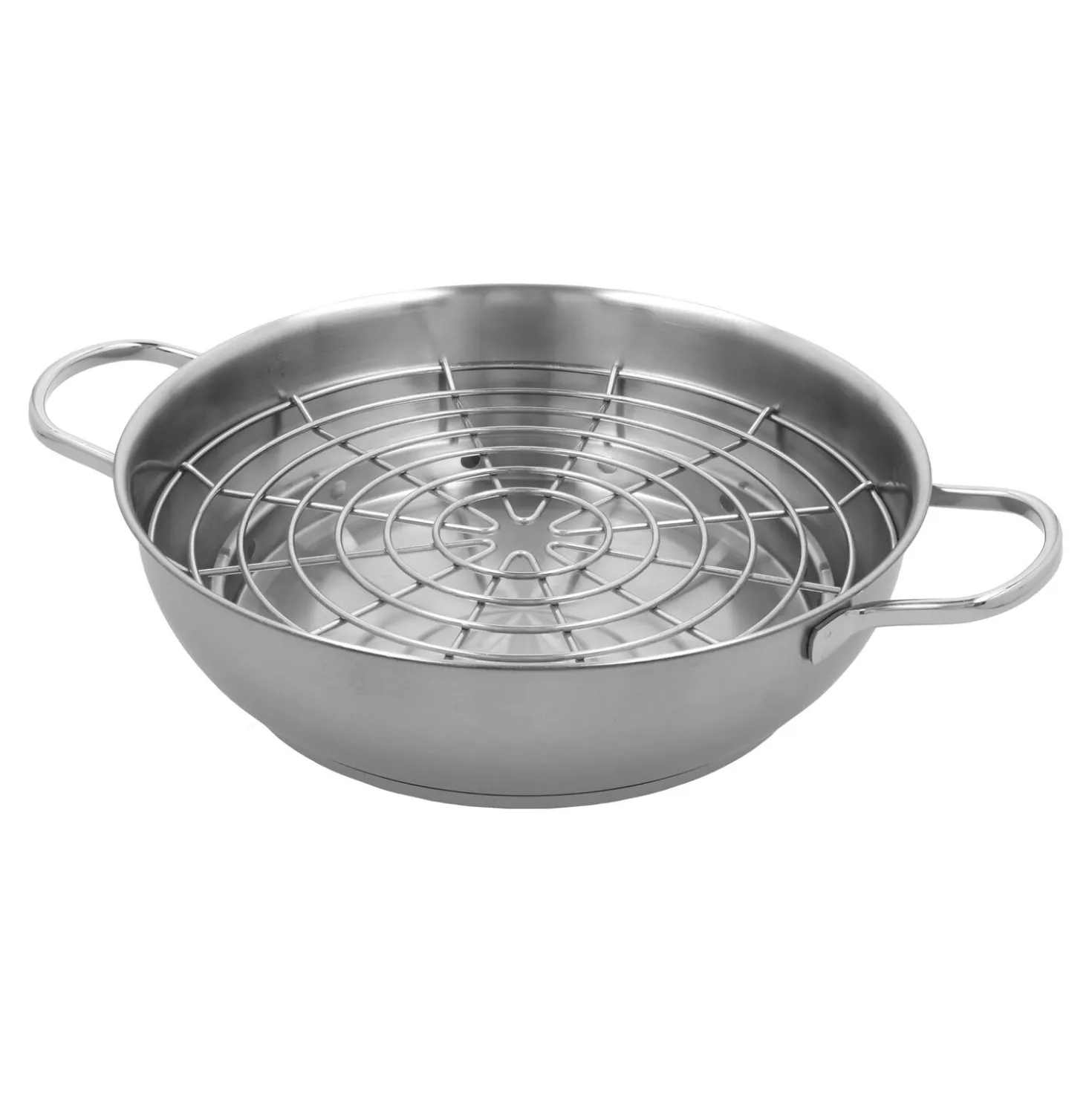 4-pc Stainless Steel Stovetop Smoker Set