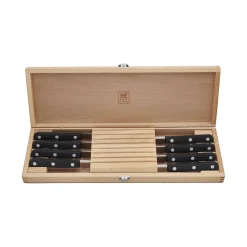 8-pc, Steak Knife Set With Wood Presentation Case